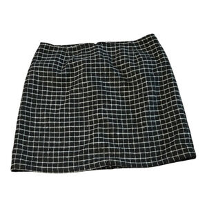 Nine & Company 12P Plaid Mini Skirt